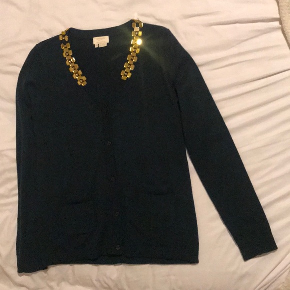 Kate Spade New York ♠️ bejeweled cardigan - Picture 9 of 9